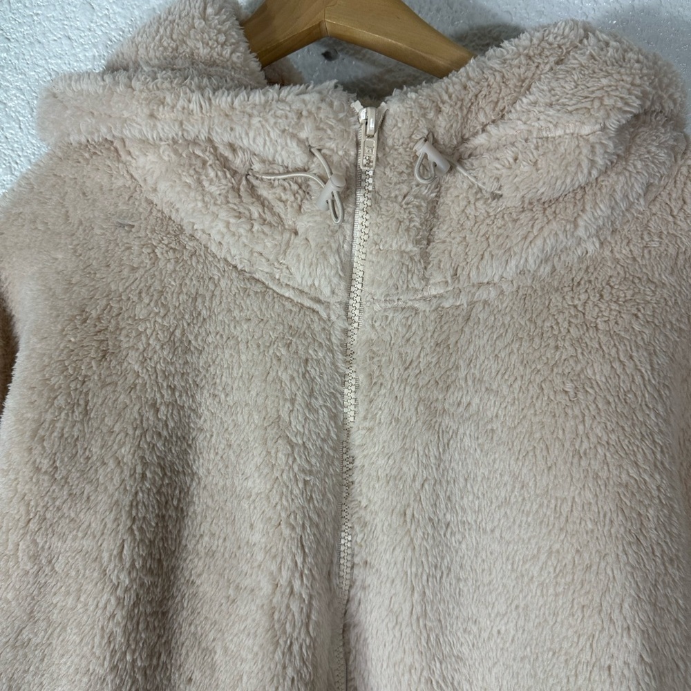 Pink By Victoria’s Secret Sherpa Teddy Hoodie Size Large New NWT - Picture 4 of 5